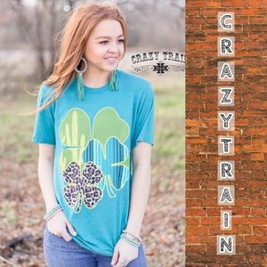 Crazy Train Clover Turquoise